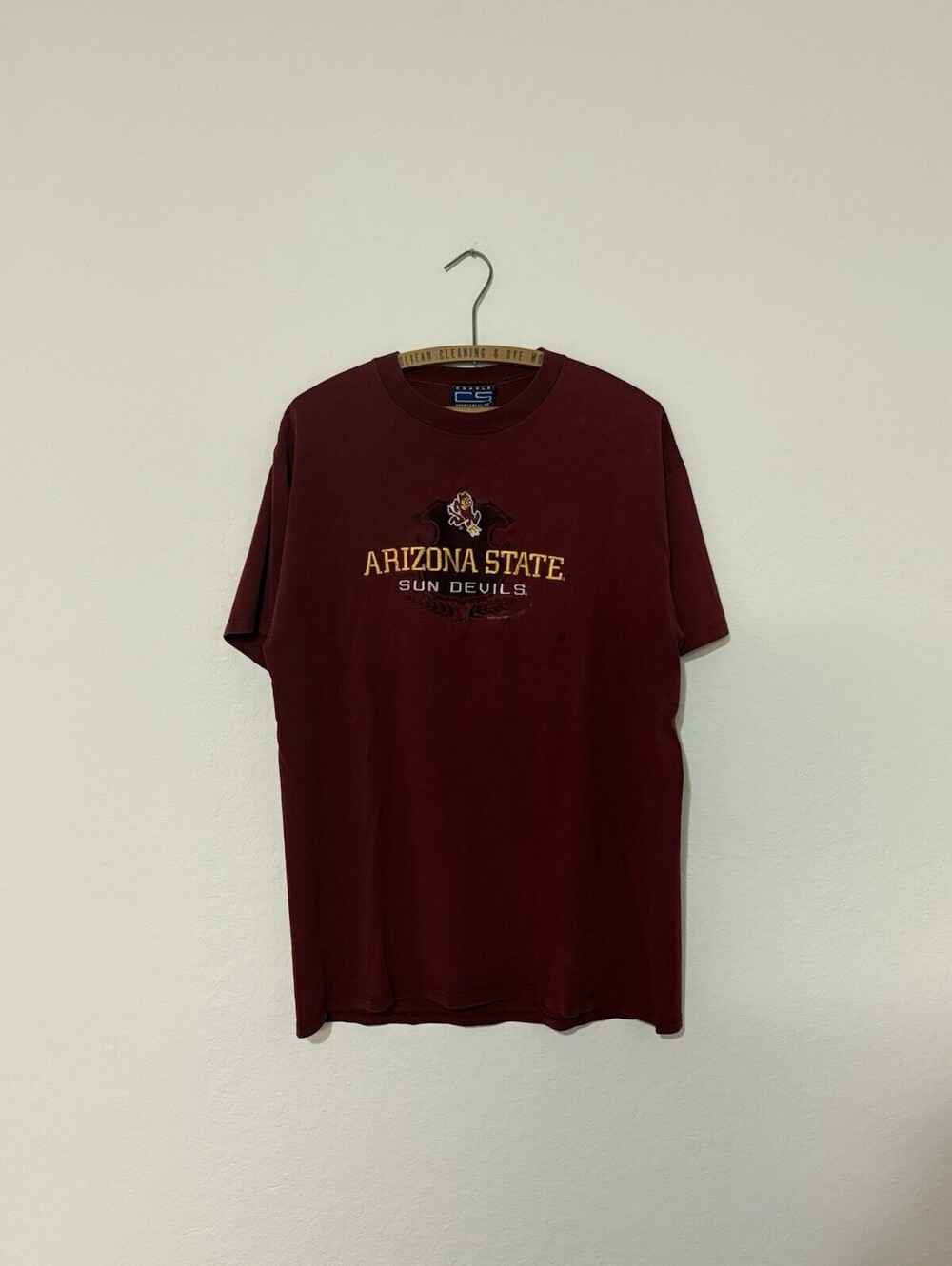 Vintage Arizona State Sun Devils Shirt Mens Large Red NCAA Crable Sportswear
